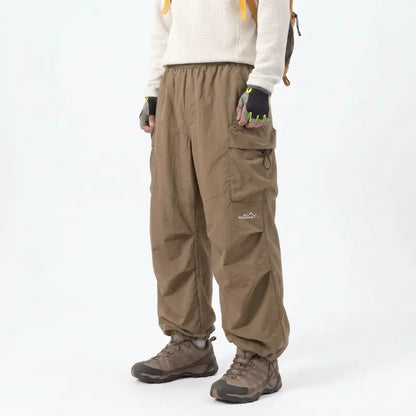 Unisex Loose Hiking Pants, Lightweight, Waterproof & Quick-Dry Outdoor Trousers, Ideal for Hiking, Camping, Travel & Daily Wear