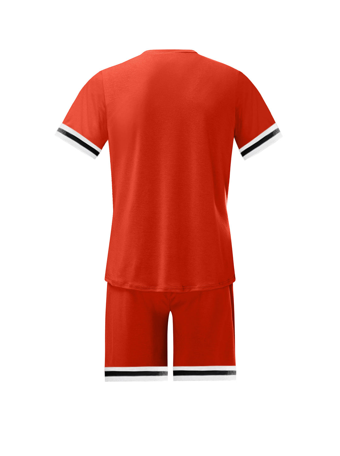 Scott Trend Solid Color Short-sleeved Shorts Two-piece Set