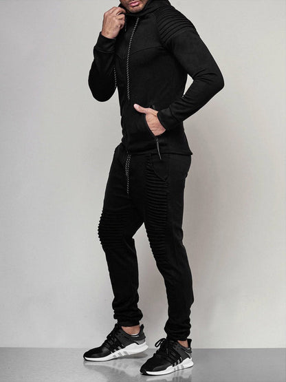 Men's Solid color outdoor sports sets