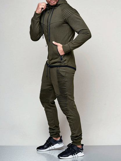 Men's Solid color outdoor sports sets
