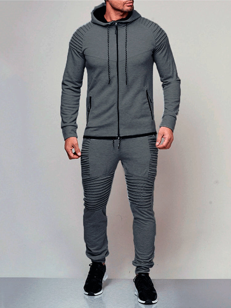 Men's Solid color outdoor sports sets