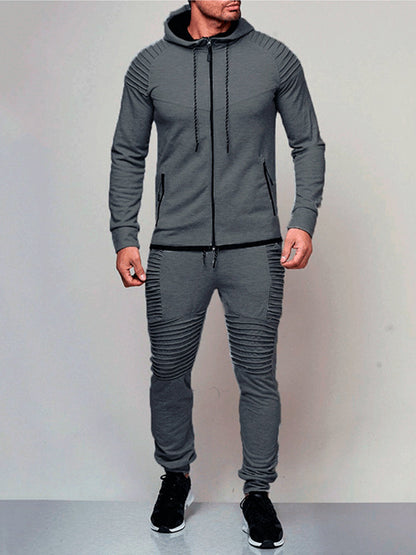 Men's Solid color outdoor sports sets