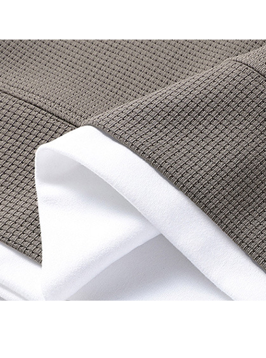 Rountree Solid Color Waffle Fabric Summer Suit