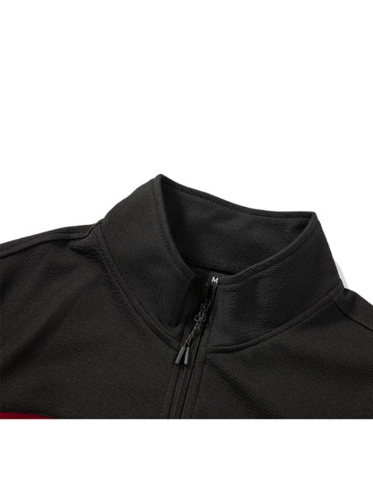 Jackson Stand Collar Sweatshirt With Elastic Waist Sweatpants