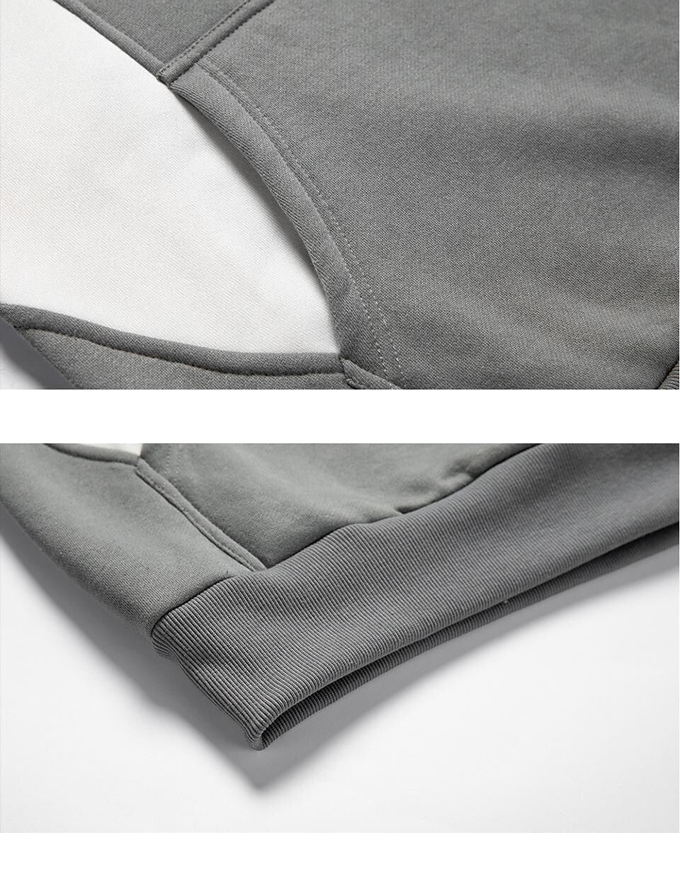 Men's Color Block Casual Long-sleeved Hoodie Tracksuit